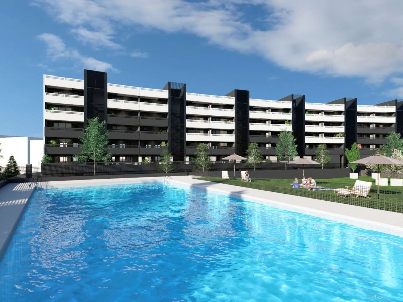 Zona común del Conjunto Residencial Neocity. Infografía orientativa a concretar en el desarrollo del proyecto.